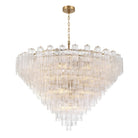 Crystorama - ADD-329-AG-CL - 40 Light Chandelier - Addis - Aged Brass