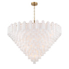 Crystorama - ADD-329-AG-WH - 40 Light Chandelier - Addis - Aged Brass