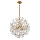Crystorama - ADL-506-AG-CL - Six lumières Suspendu - Adley - Laiton vieilli