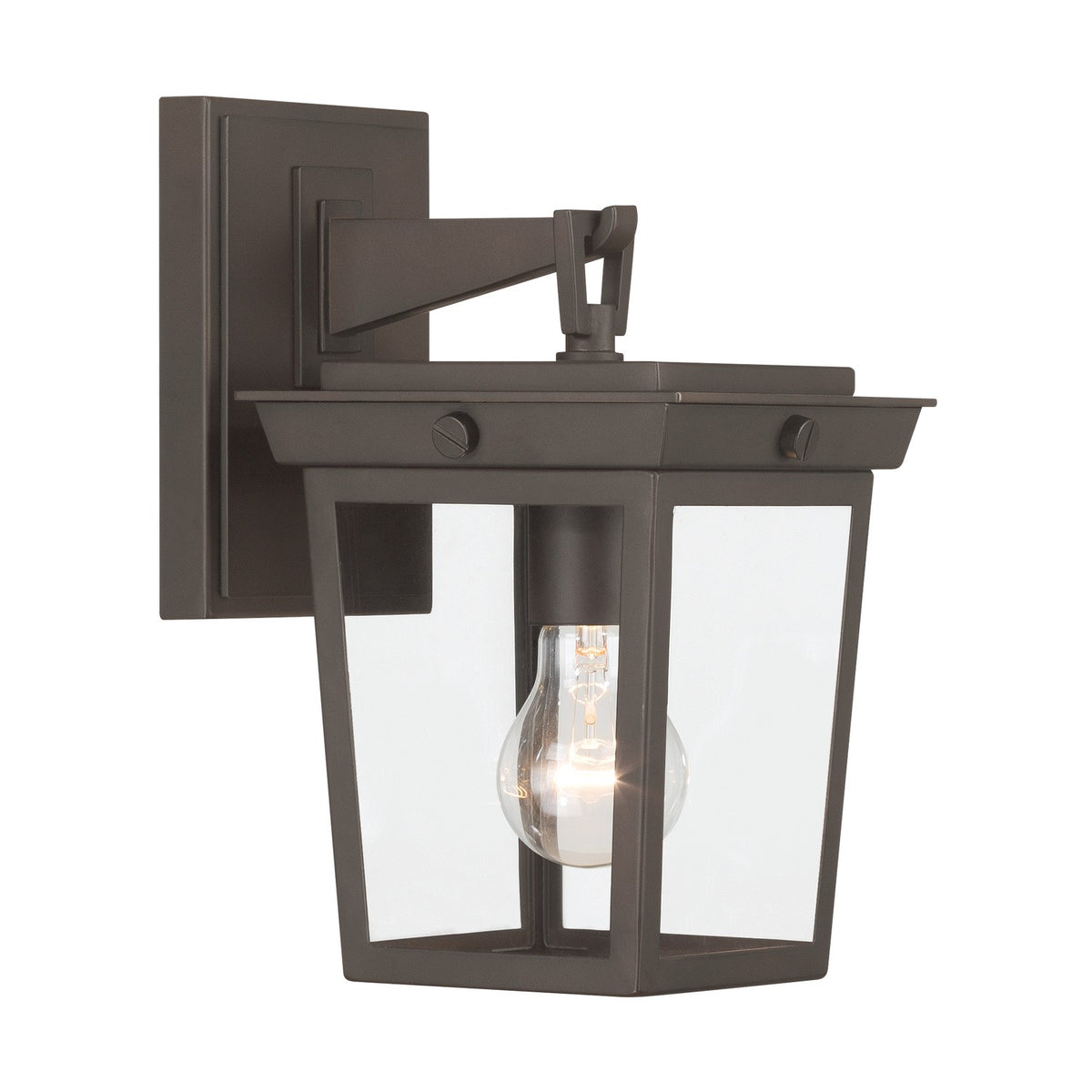 Crystorama - BEL-A8061-TZ - Lampe extérieure à une lumière Murale - Belmont - Bronze crépusculaire