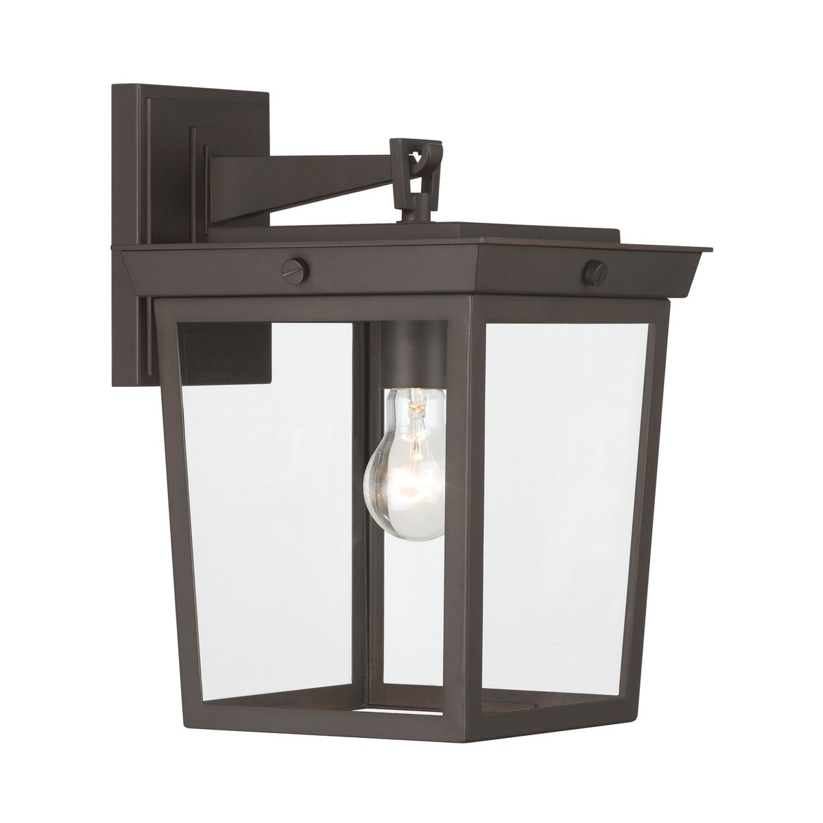Crystorama - BEL-A8062-TZ - Lampe extérieure à une lumière Murale - Belmont - Bronze crépusculaire