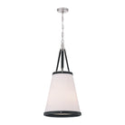 Crystorama - CAL-2404-PN - Trois lumières Suspension - Callahan - Nickel poli