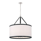 Crystorama - CAL-2408-PN - Huit lumières Suspension - Callahan - Nickel poli