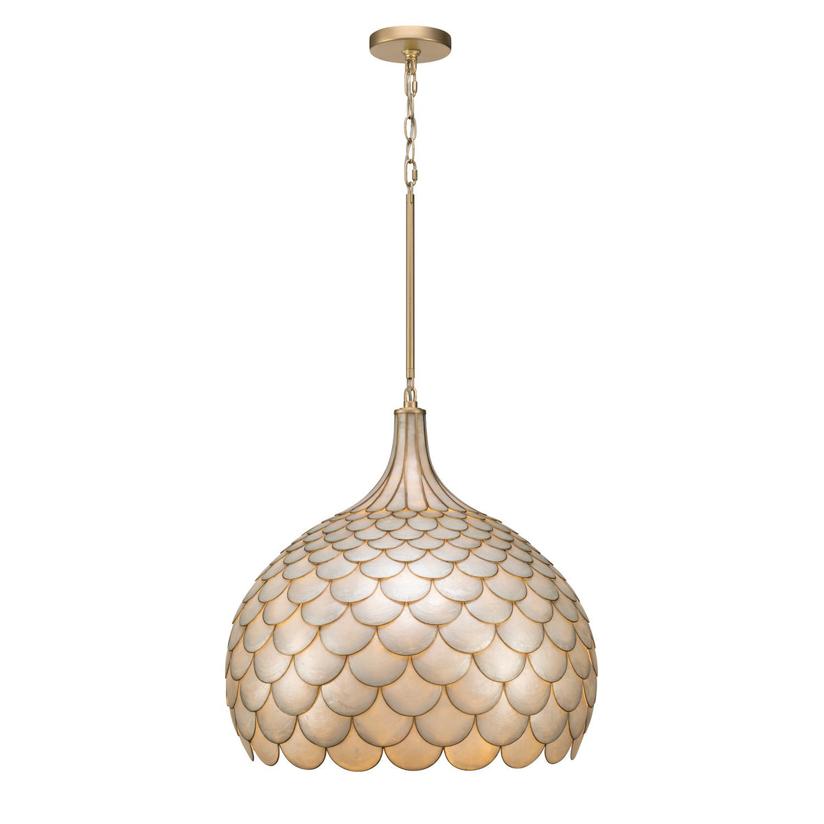 Crystorama - DRB-7005-SG - Cinq lumières Suspension - Darby - Or doux