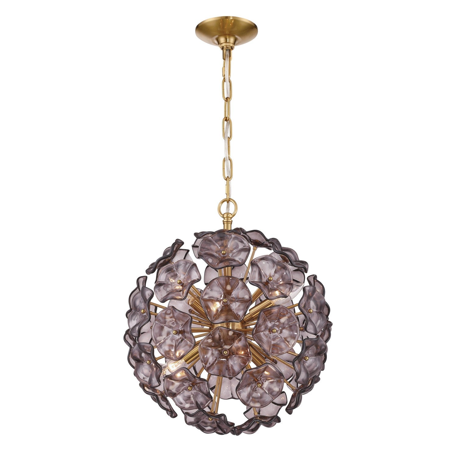 Crystorama - ESM-4005-AG-SM - Six Light Chandelier - Esme - Aged Brass