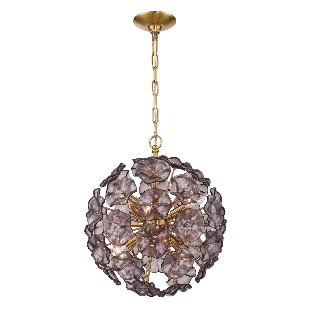 Crystorama - ESM-4005-AG-SM - Six Light Chandelier - Esme - Aged Brass