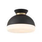 Crystorama - GID-4003-MK-VG - Deux lumières Plafonnier - Gidget - Noir mat + Or éclatant