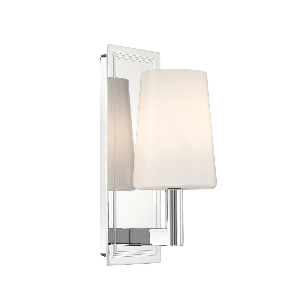 Crystorama - HGN-3901-CH - Une lumière Murale - Hogan - Chrome poli