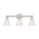 Crystorama - LOT-703-PN - Applique murale trois lumières - Lotus - Nickel poli