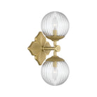 Crystorama - ORY-1002-AG-CL - Two Light Wall Sconce - Orly - Aged Brass
