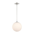Crystorama - ORY-1007-PN-WH - One Light Pendant - Orly - Polished Nickel