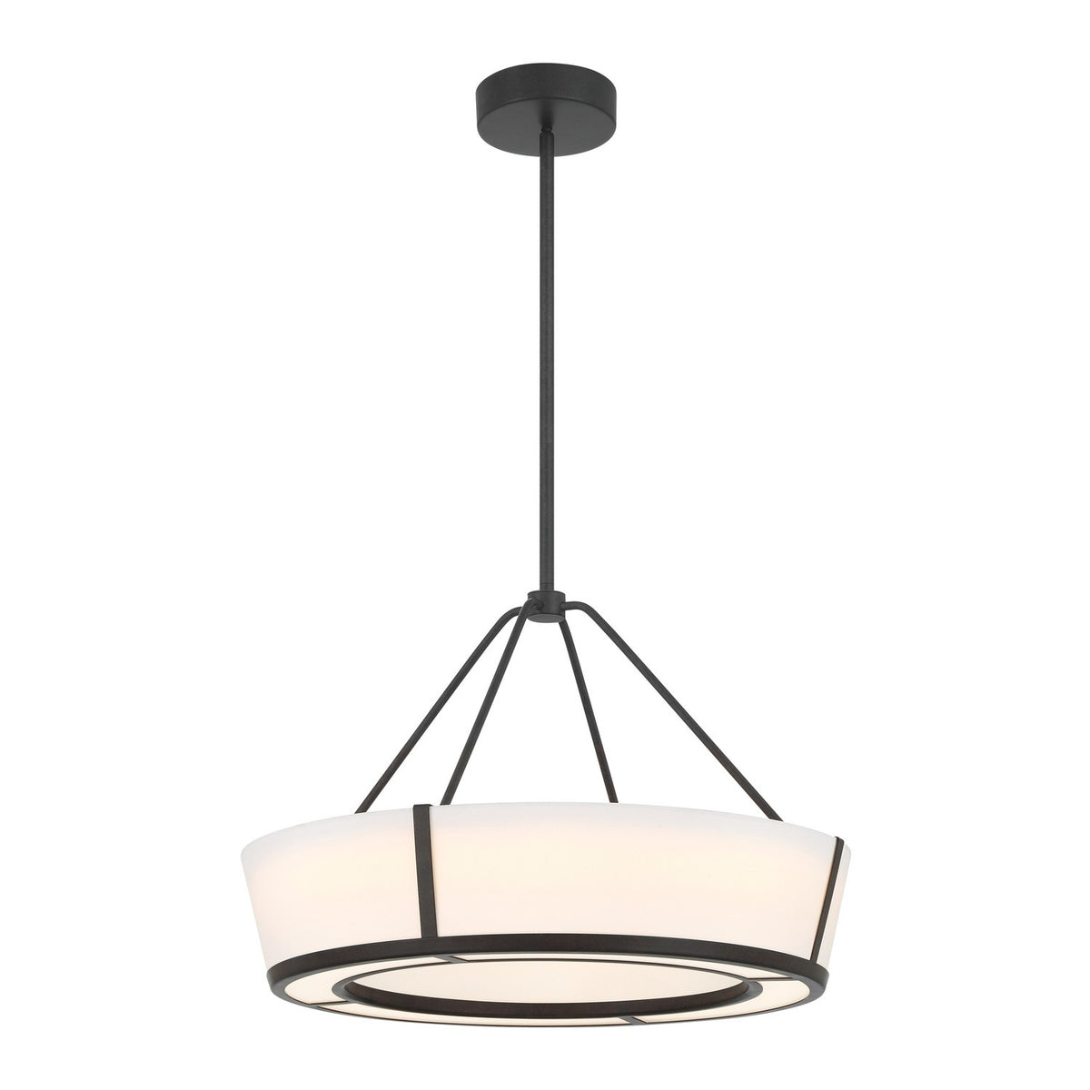 Crystorama - RYC-8106-CZ - LED Suspension - Royce - Bronze anthracite