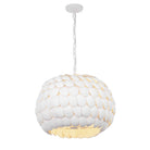 Crystorama - TAL-9404-MT - Cinq lumières Suspendu - Talia - Blanc mat