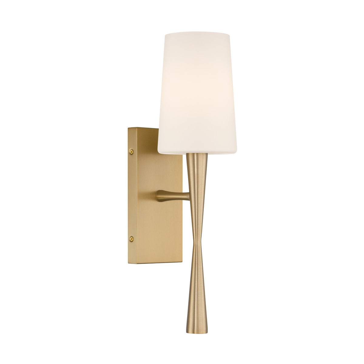 Crystorama - TRE-221-OP-AG - One Light Wall Sconce - Trenton - Aged Brass