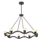 Crystorama - VNC-6508-NB - LED Suspendu - Vance - Bronze Noir