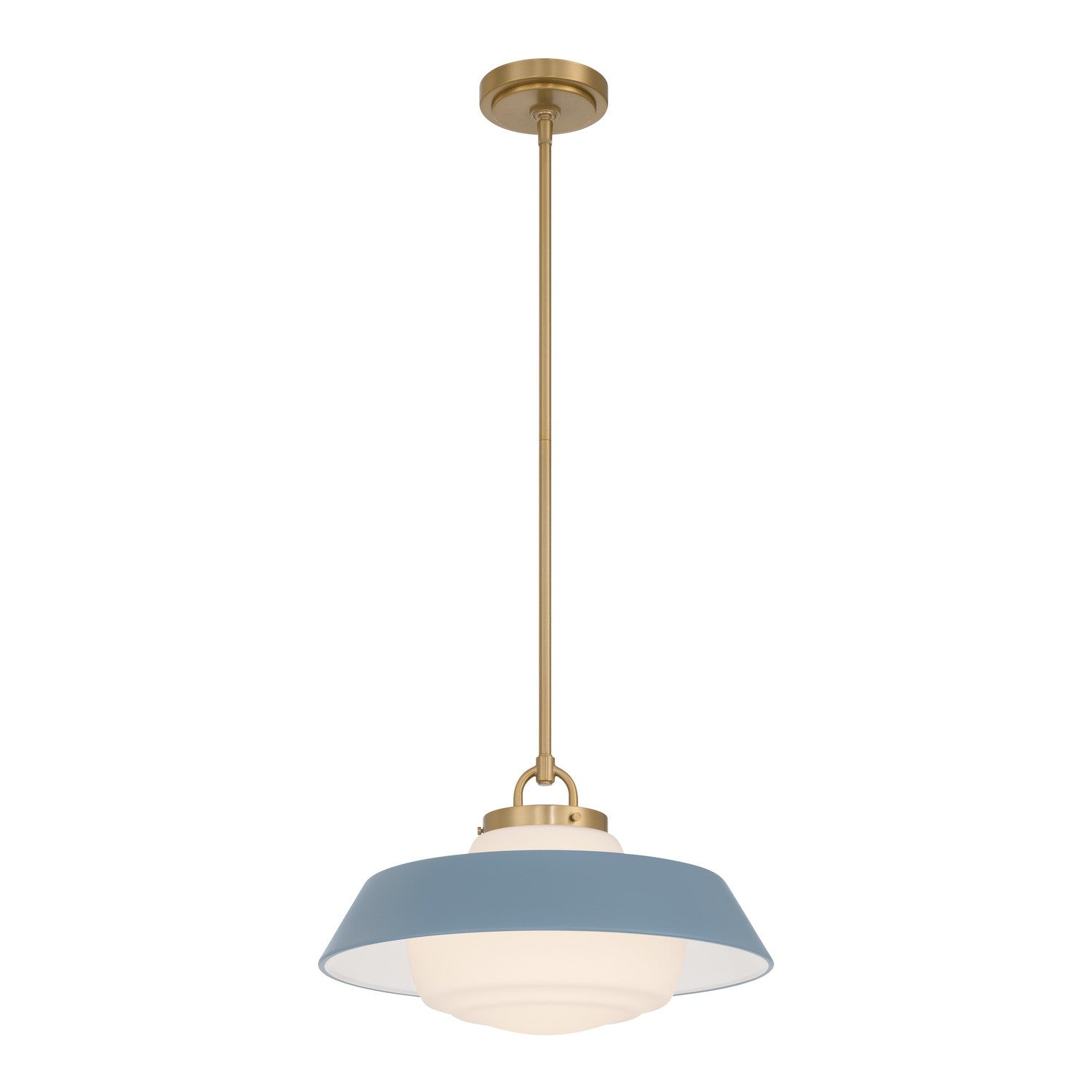 Crystorama - XAN-8006-VG-BL - Une lampe Suspension - Xander - Or vibrant