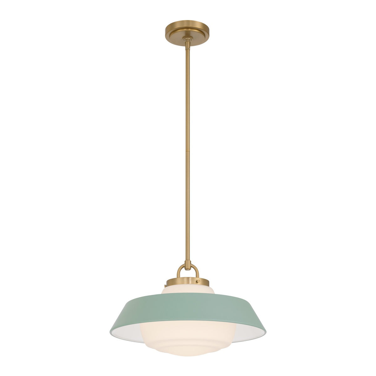Crystorama - XAN-8006-VG-GR - Une lampe Suspension - Xander - Or vibrant