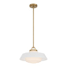 Crystorama - XAN-8006-VG-WH - Une lampe Suspension - Xander - Or vibrant