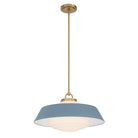 Crystorama - XAN-8009-VG-BL - Trois lumières Suspension - Xander - Or vibrant