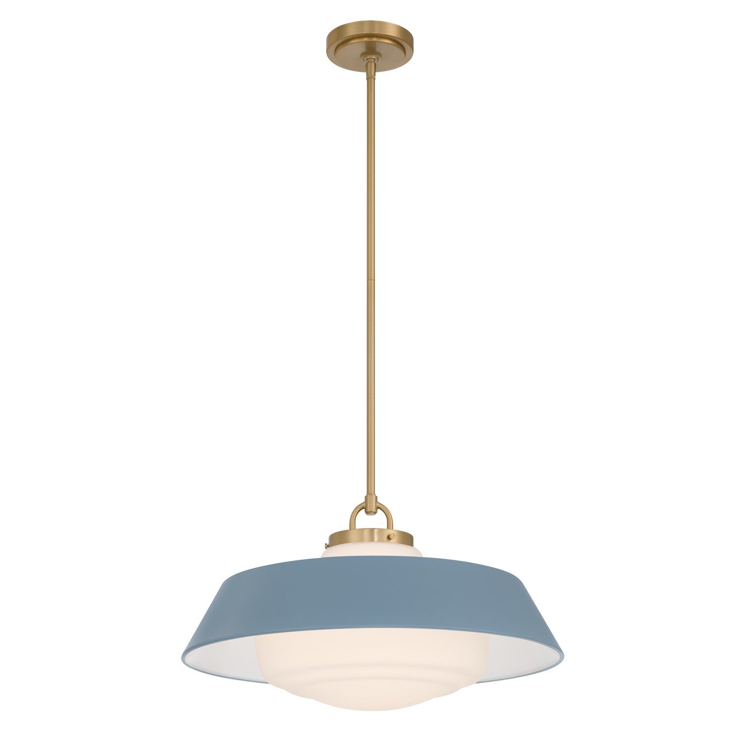 Crystorama - XAN-8009-VG-BL - Trois lumières Suspension - Xander - Or vibrant