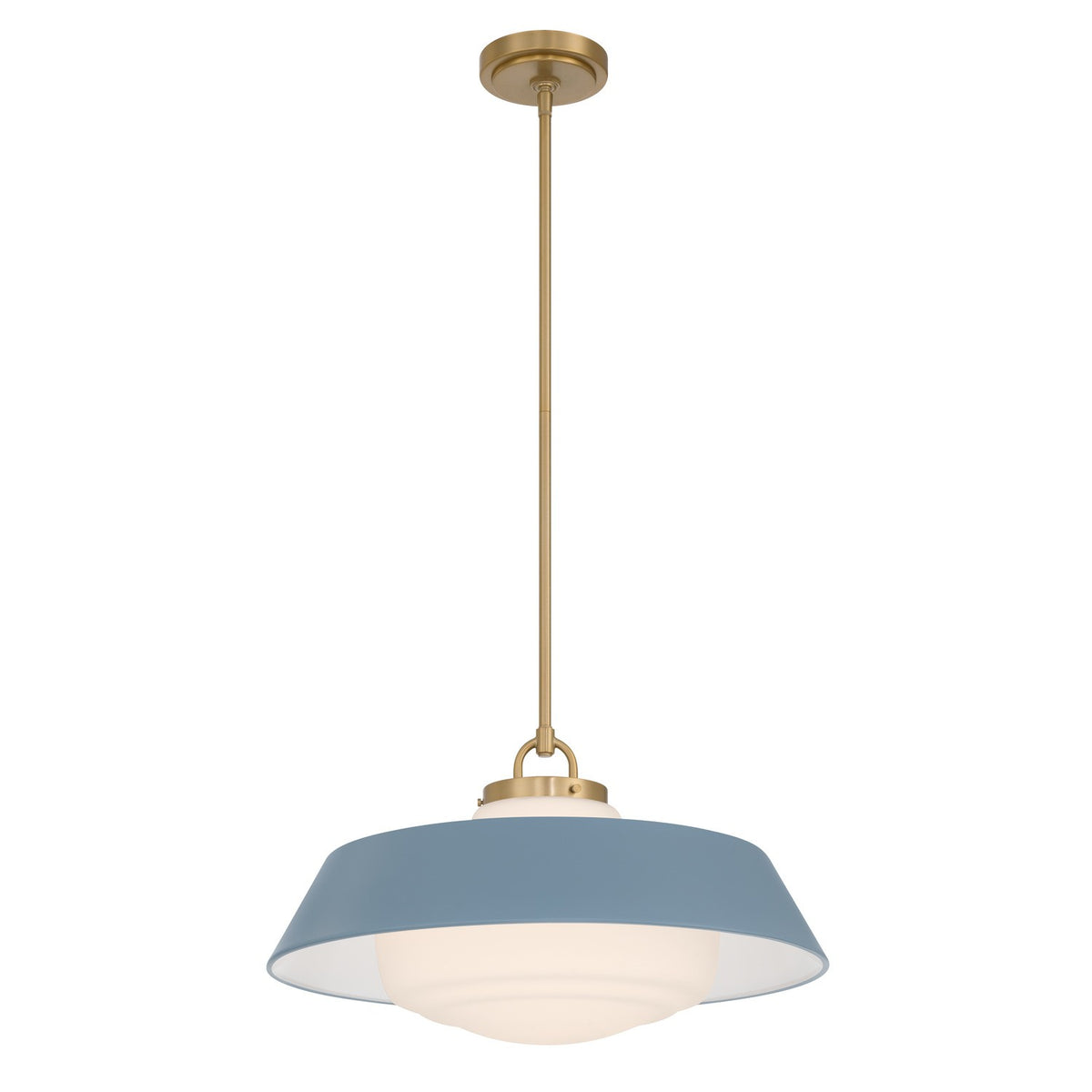 Crystorama - XAN-8009-VG-BL - Trois lumières Suspension - Xander - Or vibrant
