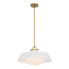 Crystorama - XAN-8009-VG-WH - Trois lumières Suspension - Xander - Or vibrant