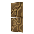 Uttermost - 03502 - Ensemble de décoration murale (2 pièces) - Golden Terrain - Or antique et bronze