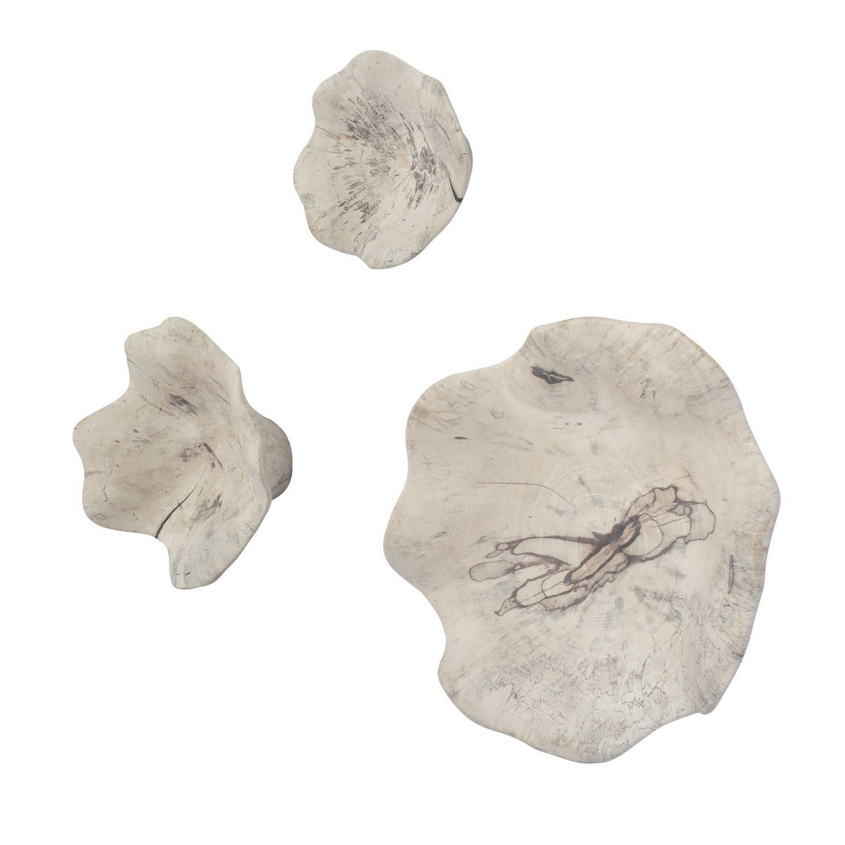 Uttermost - 03505 - Ensemble de décoration murale/3 - Teo - Blanchi clair
