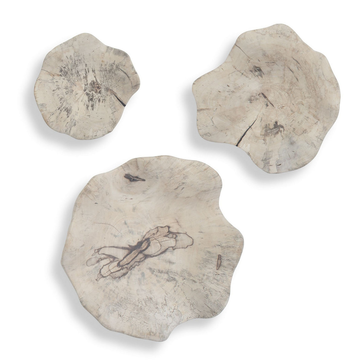 Uttermost - 03505 - Ensemble de décoration murale/3 - Teo - Blanchi clair