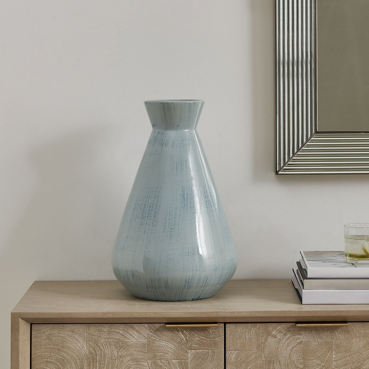 Uttermost - 18303 - Vase - Flare Spire - Bleu