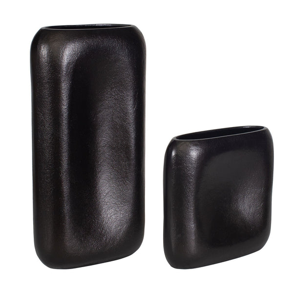 Ensemble de 2 vases anodisés