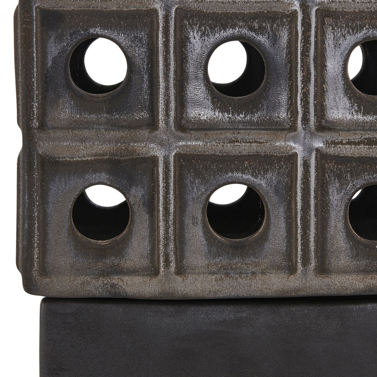 Uttermost - 18322 - Bougeoir - Treillis - Marron vieilli