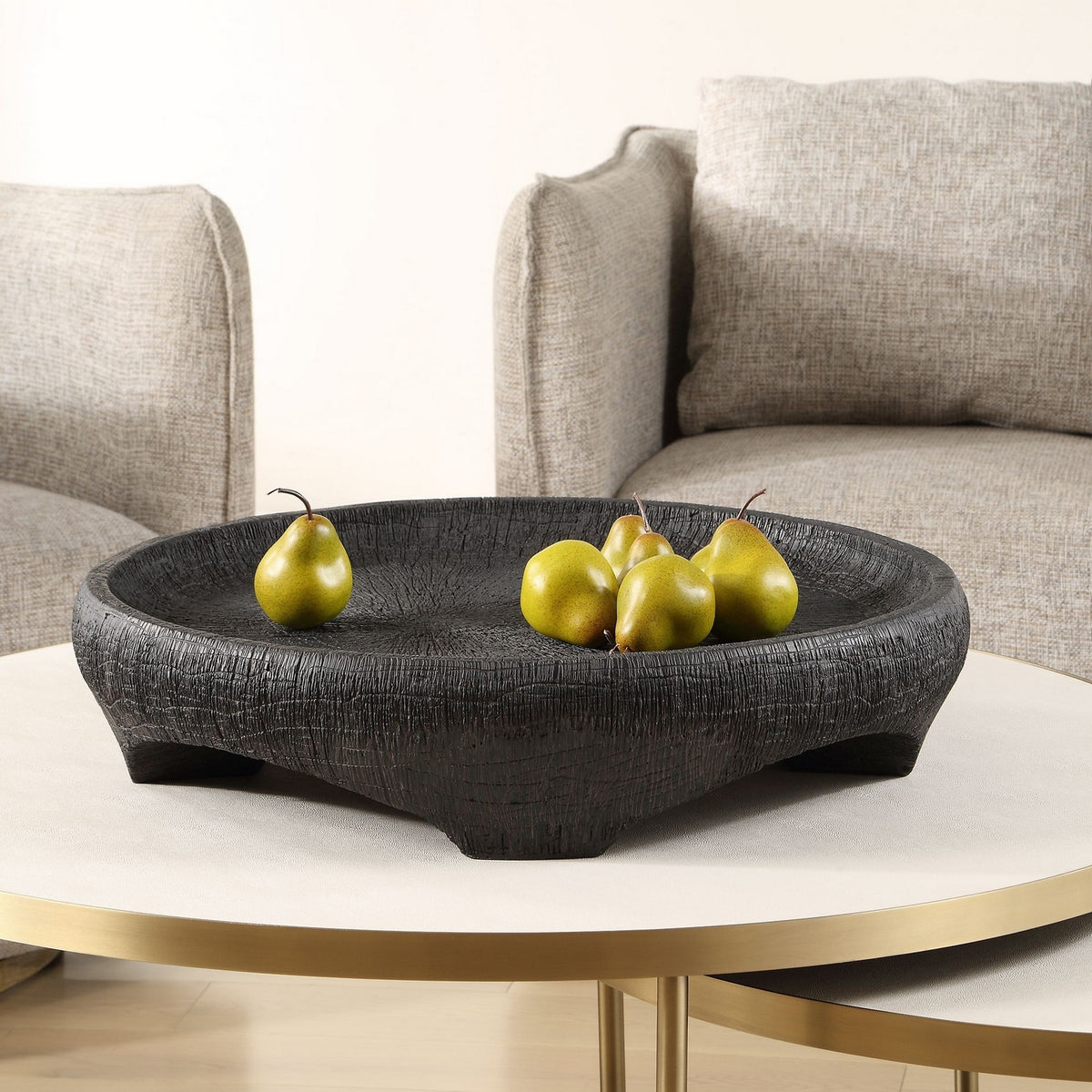 Uttermost - 18326 - Bowl - Resonance - Black