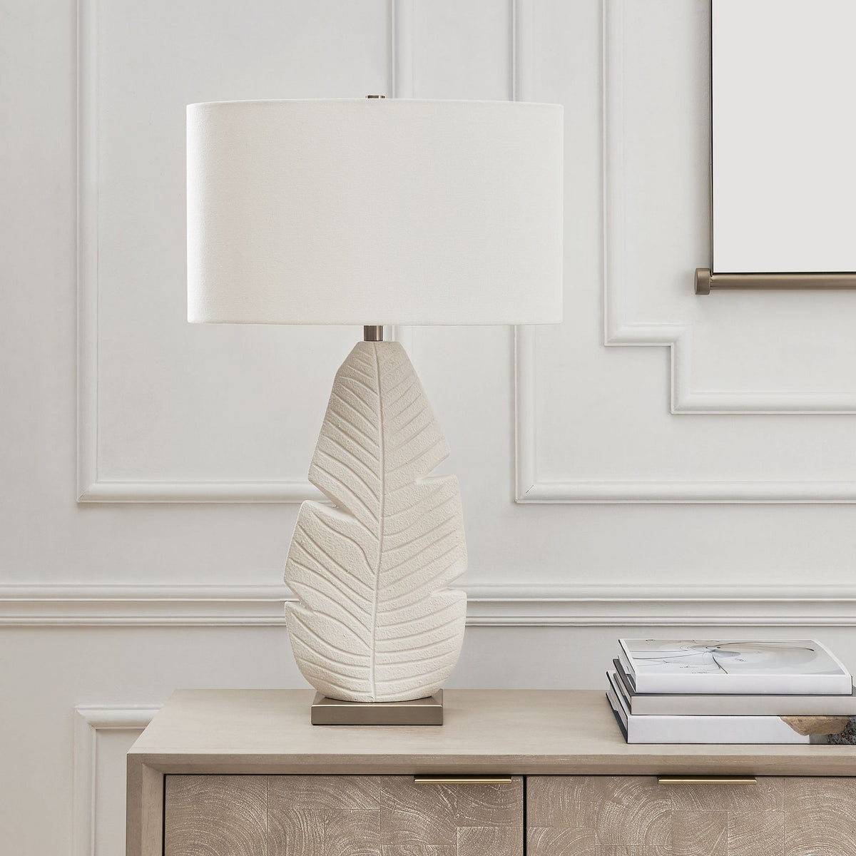 Uttermost - 30557 - One Light Table Lamp - Palm Leaf - Brass