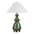 Uttermost - 30587-1 - Une lumière Lampe de table - Main verte - Laiton