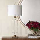 Uttermost - 30590 - Une lumière Lampe de table - Contour sans fil - Laiton