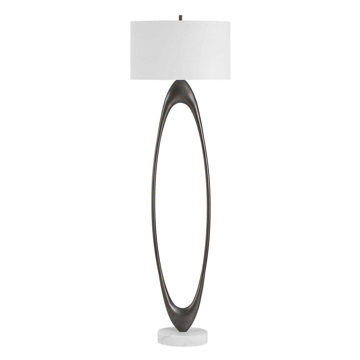 Uttermost - 30643 - One Light Floor Lamp - Sonic - Antique Brass