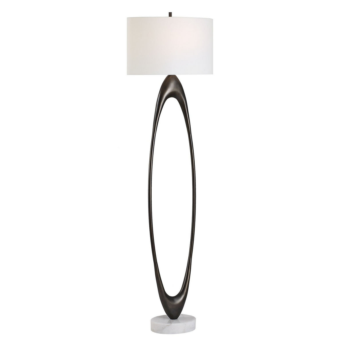 Uttermost - 30643 - One Light Floor Lamp - Sonic - Antique Brass
