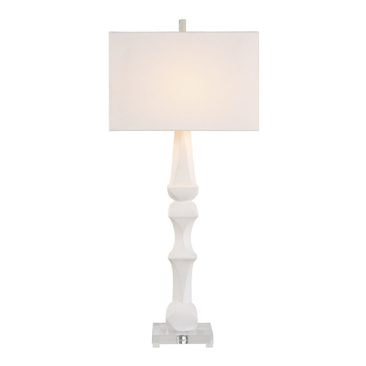 Uttermost - 30648 - One Light Table Lamp - Mayme - Polished Nickel