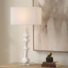 Uttermost - 30648 - One Light Table Lamp - Mayme - Polished Nickel