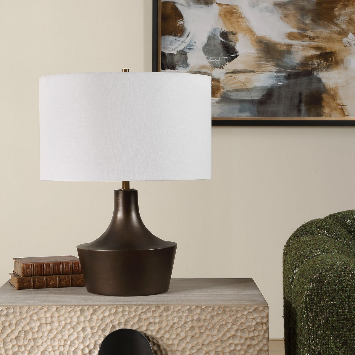 Uttermost - 30651 - Une lumière Lampe de table - Paseo - Bronze chaud
