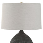 Uttermost - 30652-1 - Une lumière Lampe de table - Levee - Noir satiné texturé