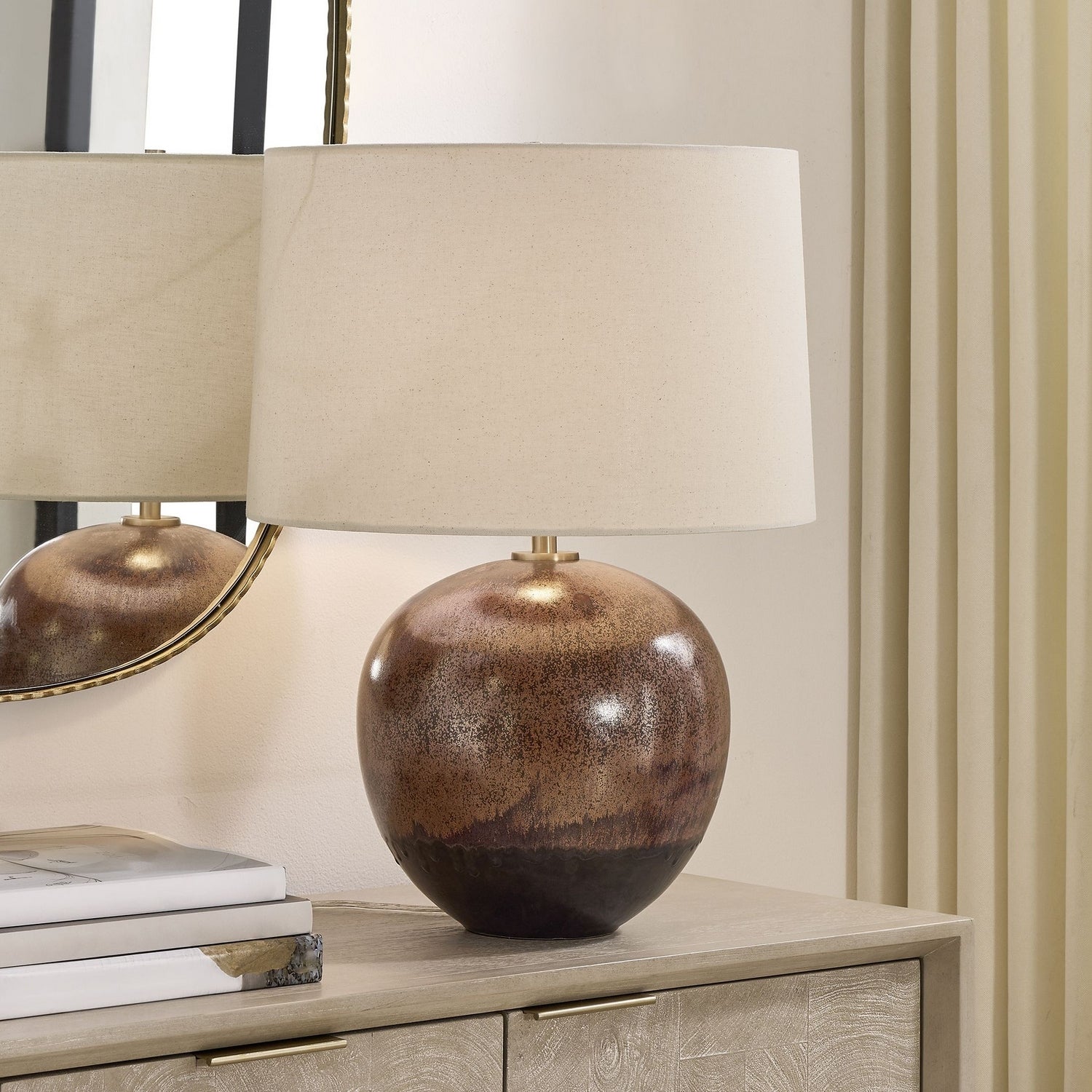 Uttermost - 30654-1 - Une lumière Lampe de table - Brownell - Bronze foncé
