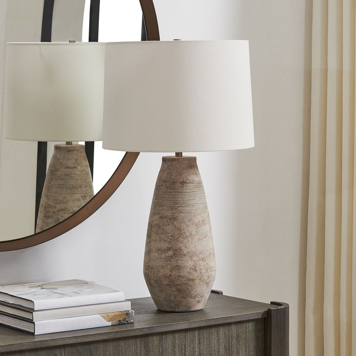 Uttermost - 30658-1 - One Light Table Lamp - Dunford - Antique Brass