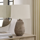 Uttermost - 30661-1 - Une lumière Lampe de table - Tonachio - Laiton