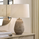 Uttermost - 30661-1 - Une lumière Lampe de table - Tonachio - Laiton