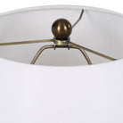 Uttermost - 30663 - One Light Table Lamp - Irena - Antique Brass