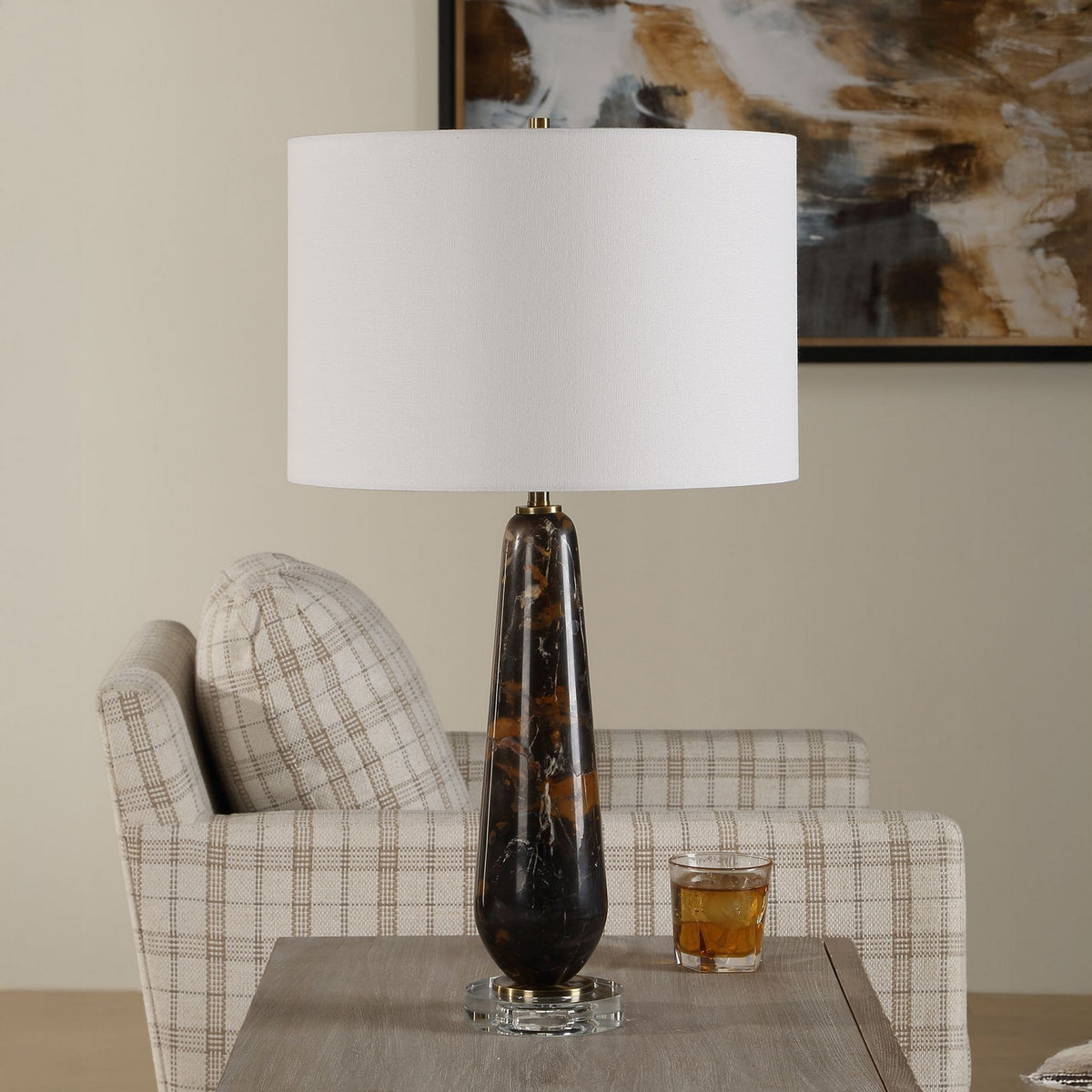 Uttermost - 30670-1 - One Light Table Lamp - Dames - Antique Brass