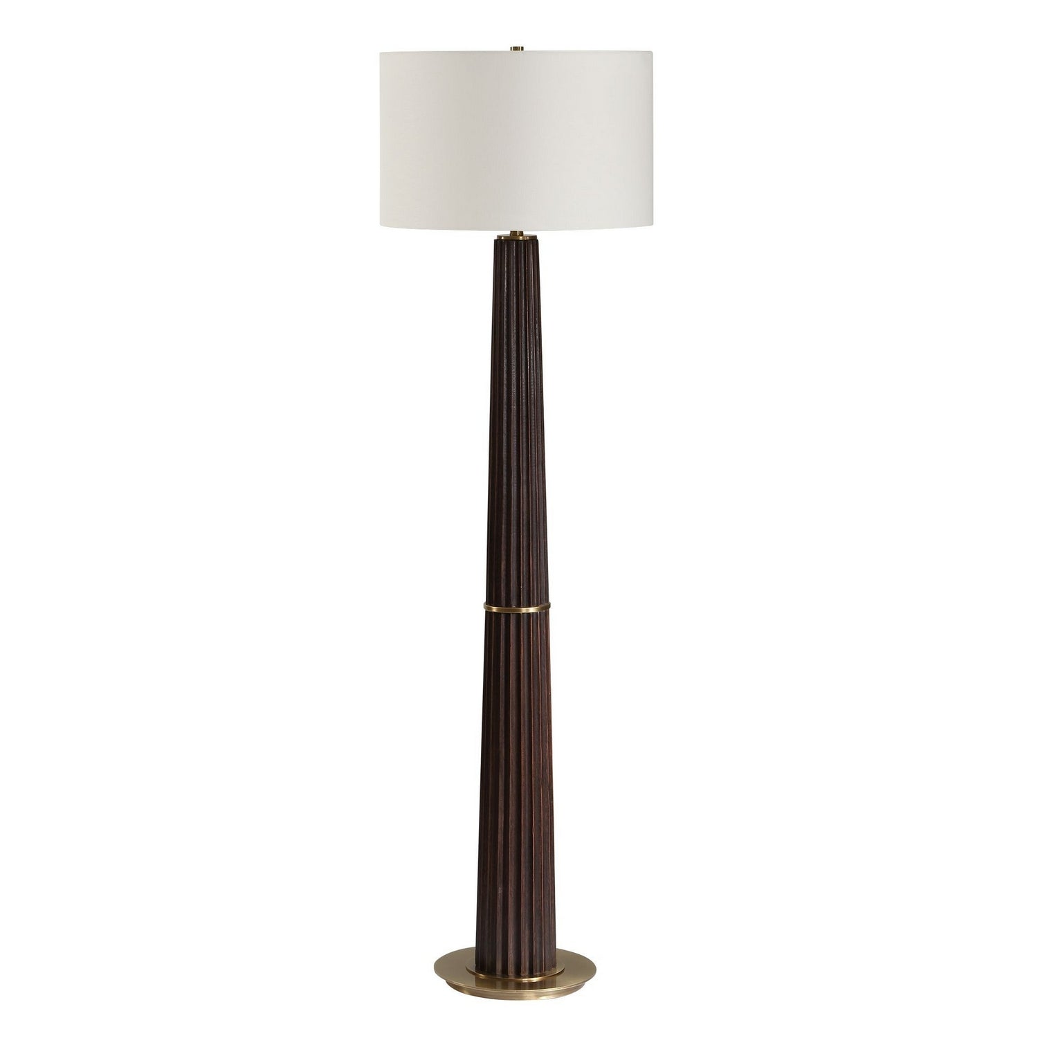 Uttermost - 30671 - Lampadaire à une lumière - Forage - Laiton antique