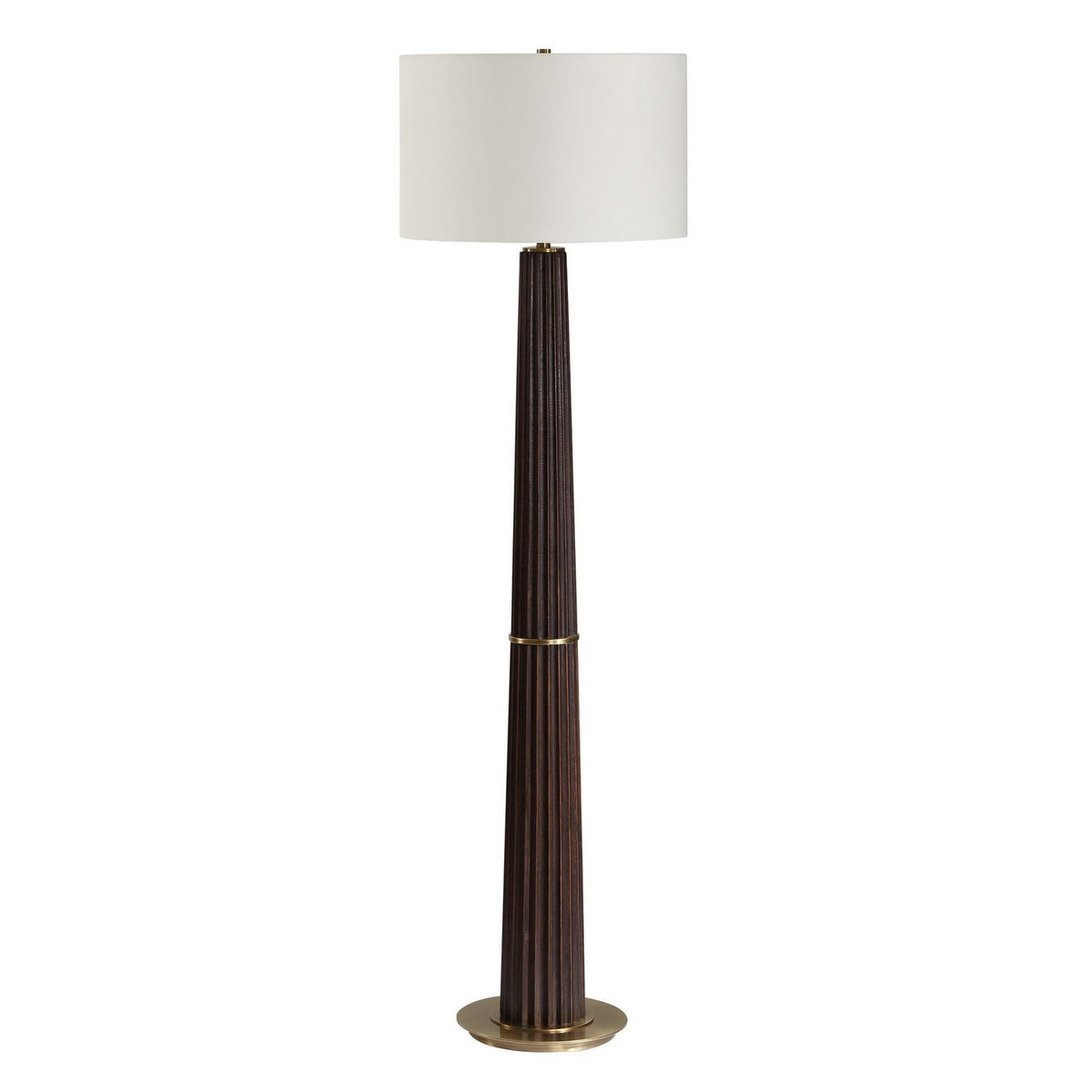 Uttermost - 30671 - Lampadaire à une lumière - Forage - Laiton antique